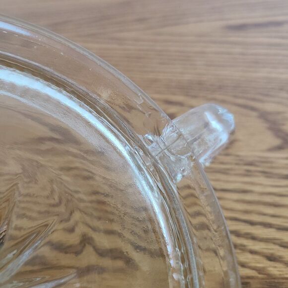 Vintage Federal Clear Depression Glass Citrus Juicer Reamer Lg Rimmed Squeezer - Picture 13 of 15